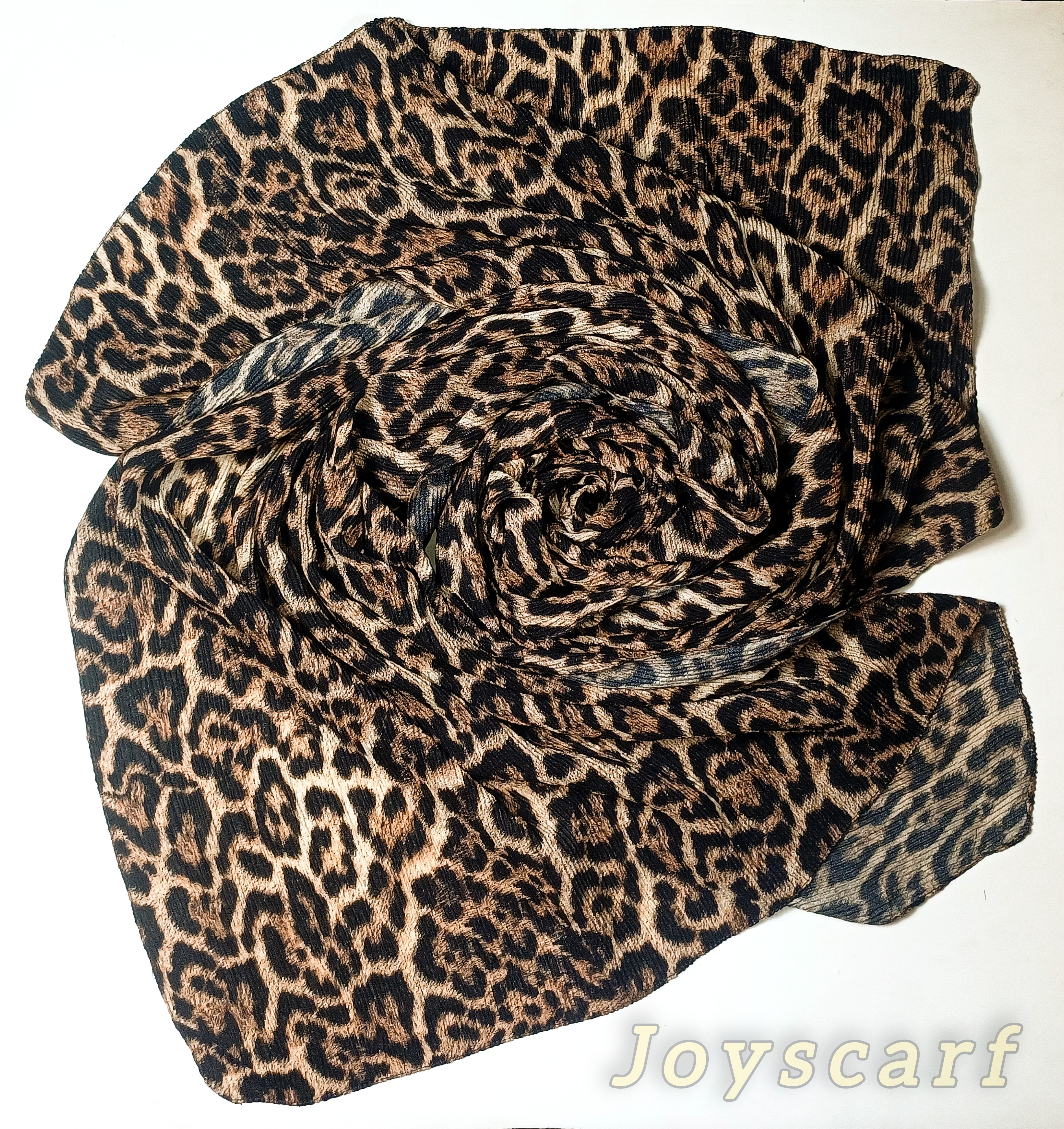 شال پلیسه برشکا پلنگی