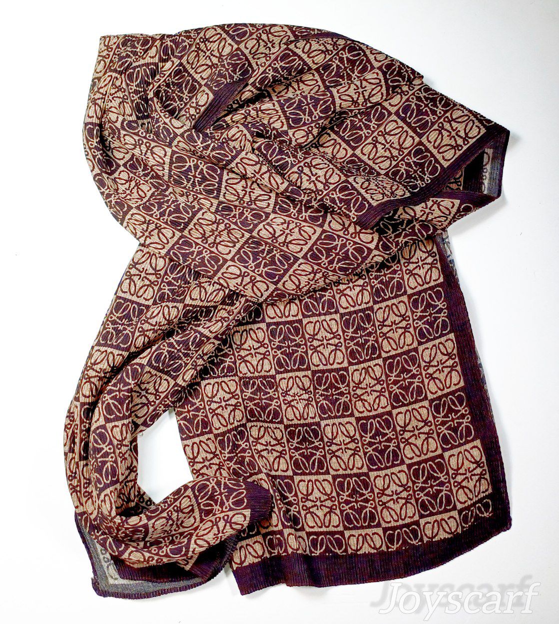 شال پلیسه_برشکا_پاییزه_جوی اسکارف